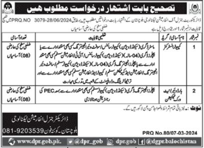 Directorate Of Information Technology Job